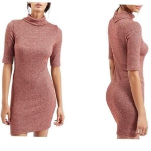 Turtleneck knit dress - TopShop